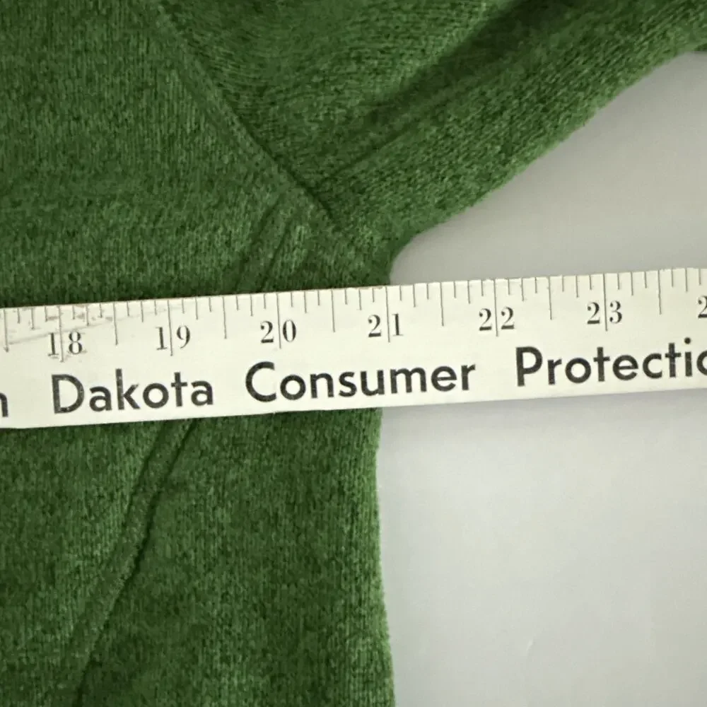 The North Face Green Pullover 1/2 Zip‎ Long Sleeve Sweatshirt Mens Medium TNF